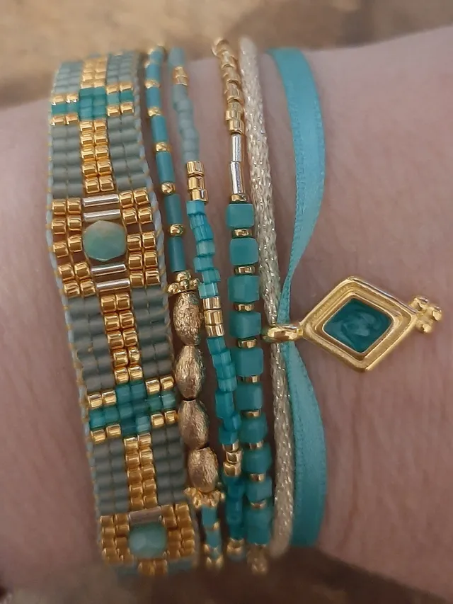 Les Ailes de Gloria Diane bracelet manchette large femme