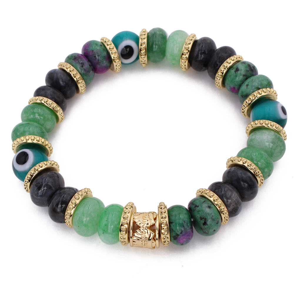 HYPNOCHIC Mahi bracelet élastique rose perles semi-précieuses