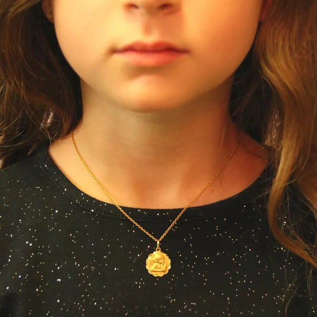 L'Atelier d'Azur Collier Ange Raphaël Or Jaune 18 Carats