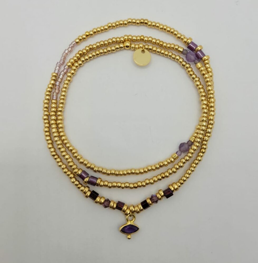 Les Ailes de Gloria Sand Gold Vertus bracelet doré