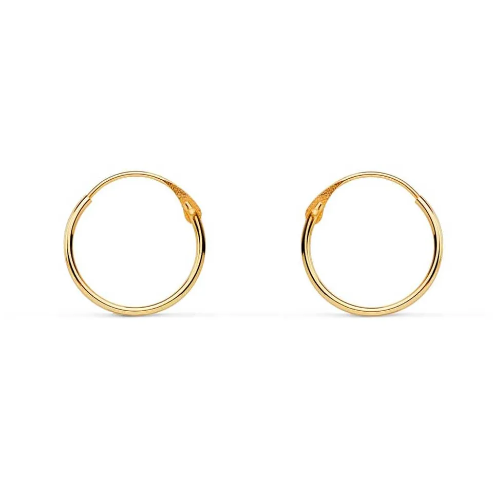 L'Atelier d'Azur Créoles Torsadées Or 18 Carats Boucles 1,2 cm