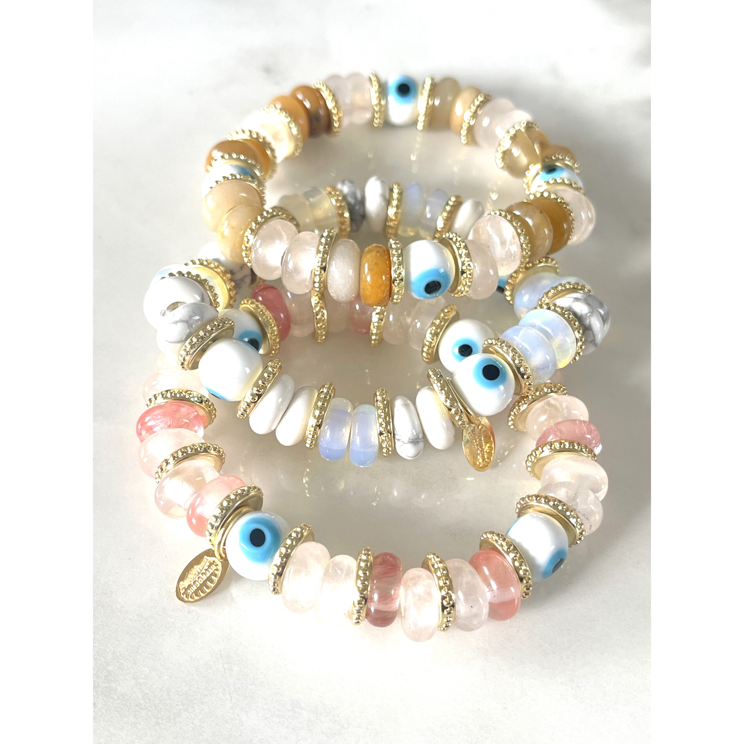 HYPNOCHIC Mahi Eyes Pastille bracelet pierres naturelles