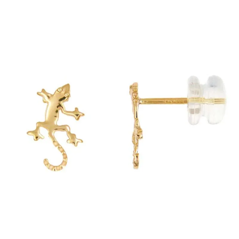 L'Atelier d'Azur Salamandre boucles d'oreilles or jaune 375/1000