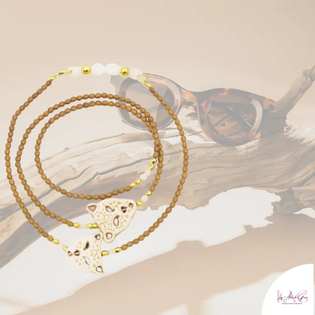 Les Ailes de Gloria Savane chaîne de lunettes à offrir