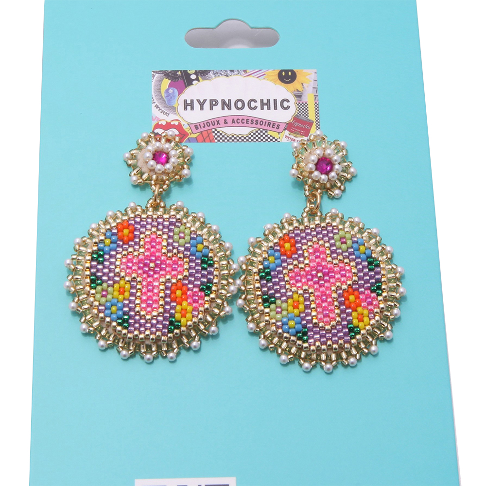 Hypnochic Marie boucle oreille perles Miyuki