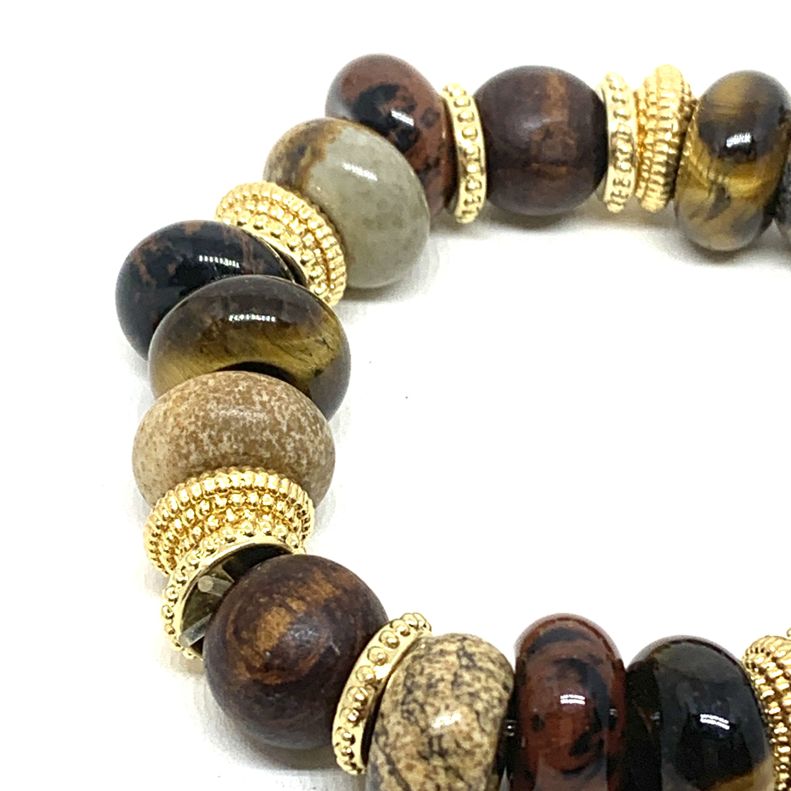 Hypnochic Jaya bracelet pierres naturelles œil de tigre