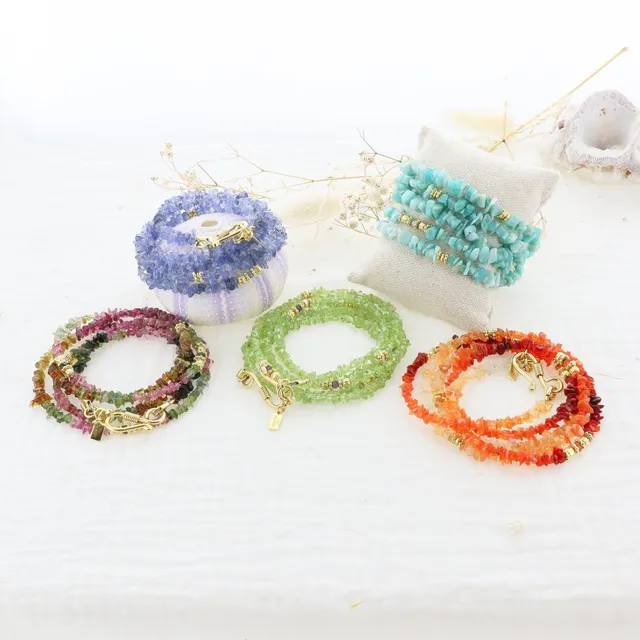Leticia Ponti Lara 4 tours bracelet fire opale