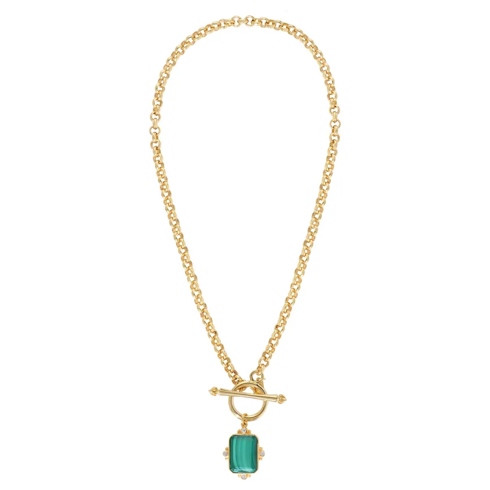 Leticia Ponti Norah collier quartz lemon grosse chaîne