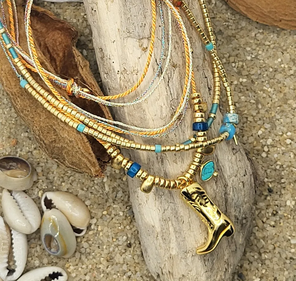LES AILES DE GLORIA Coyotte Girl bracelet multirangs femme