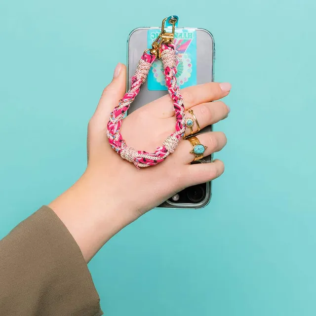 Hypnochic Bandana bracelet téléphone fait main 32,5 cm