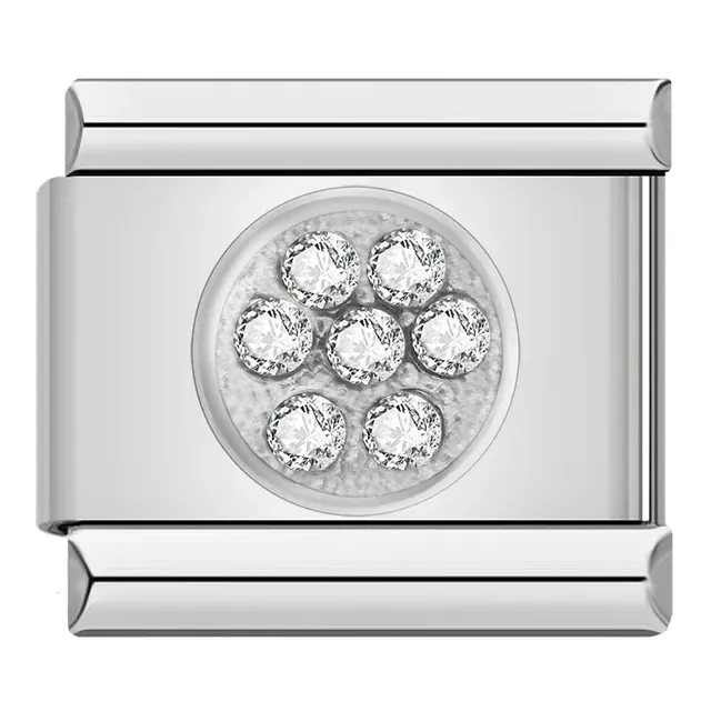 Les Ailes de Gloria Galaxy Silver charm Nos Wings argenté