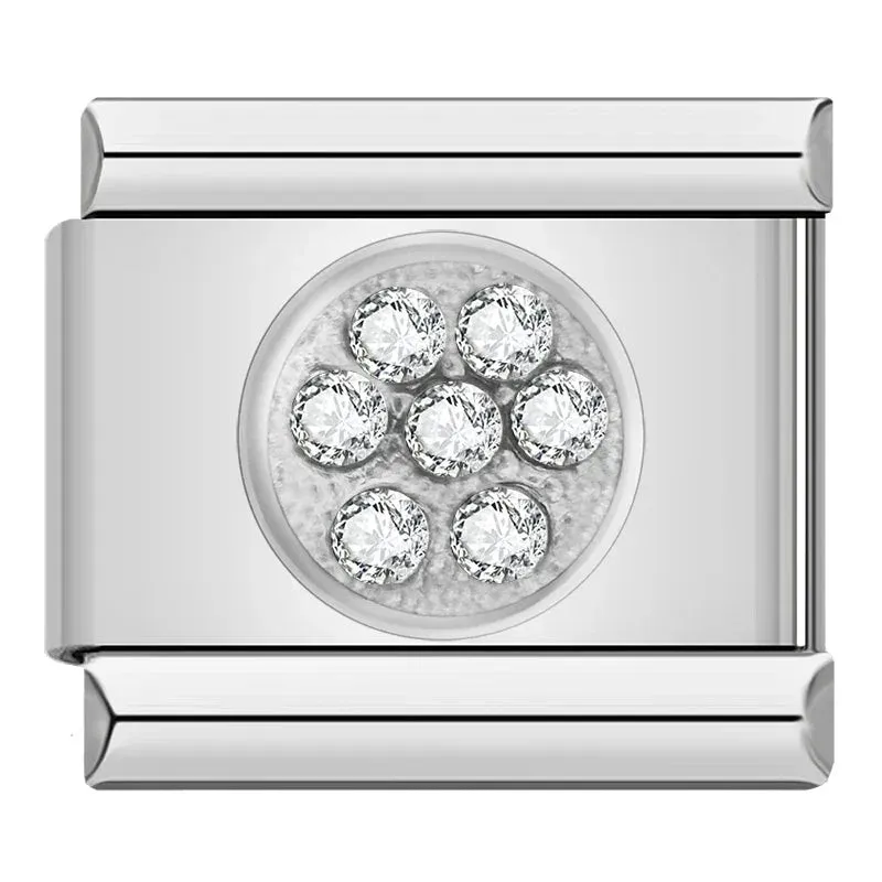 Les Ailes de Gloria Galaxy Silver charm Nos Wings argenté
