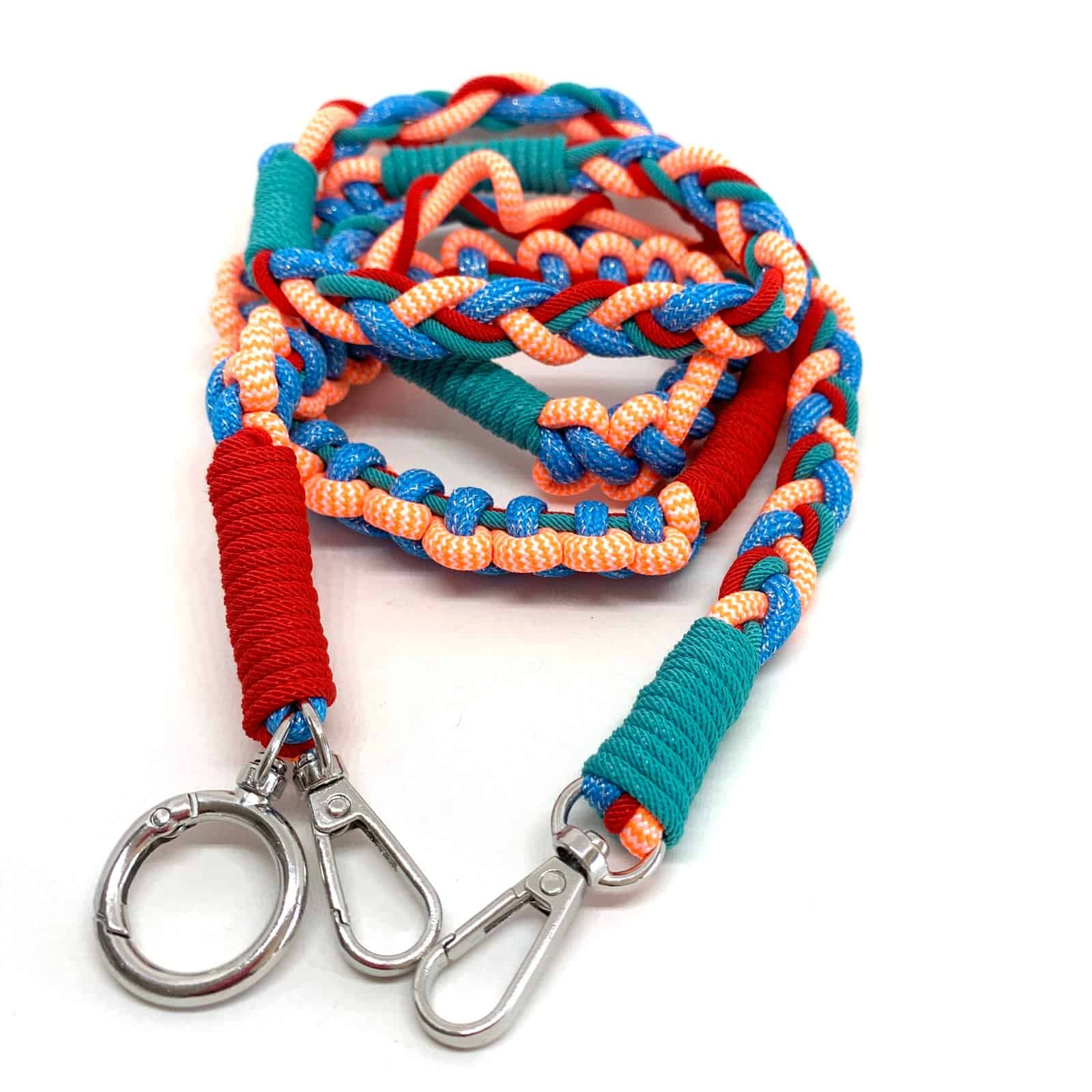 HYPNOCHIC Accessoires Cordon Téléphone Turquoise Rouge 120 cm