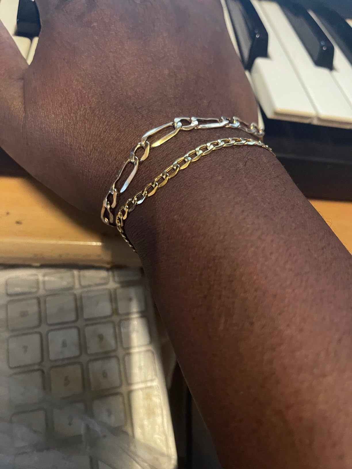 L'Atelier d'Azur Gourmette Or Jaune 21 cm Bracelet Homme 9 carats