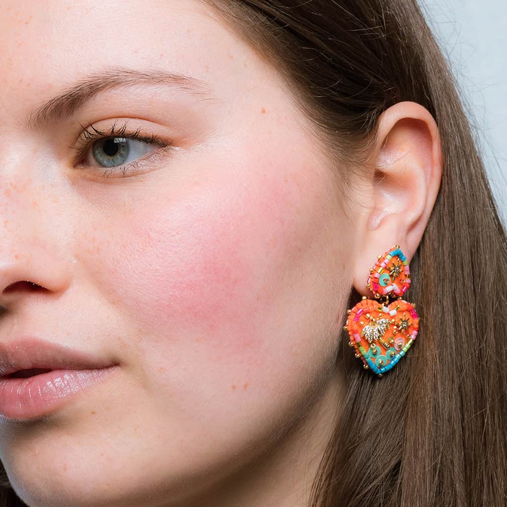 Hypnochic Palmier Medium boucle oreille dorée