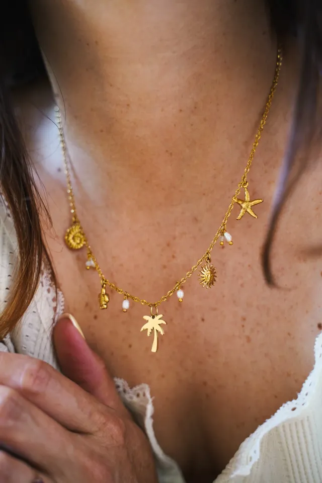 Pachanana Isla collier acier inoxydable