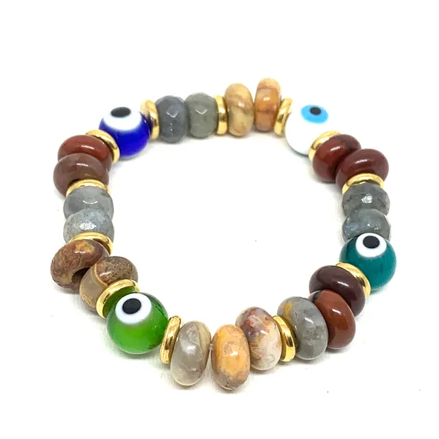 Hypnochic Nila Bracelet Pierre Naturelle Œil Nazar