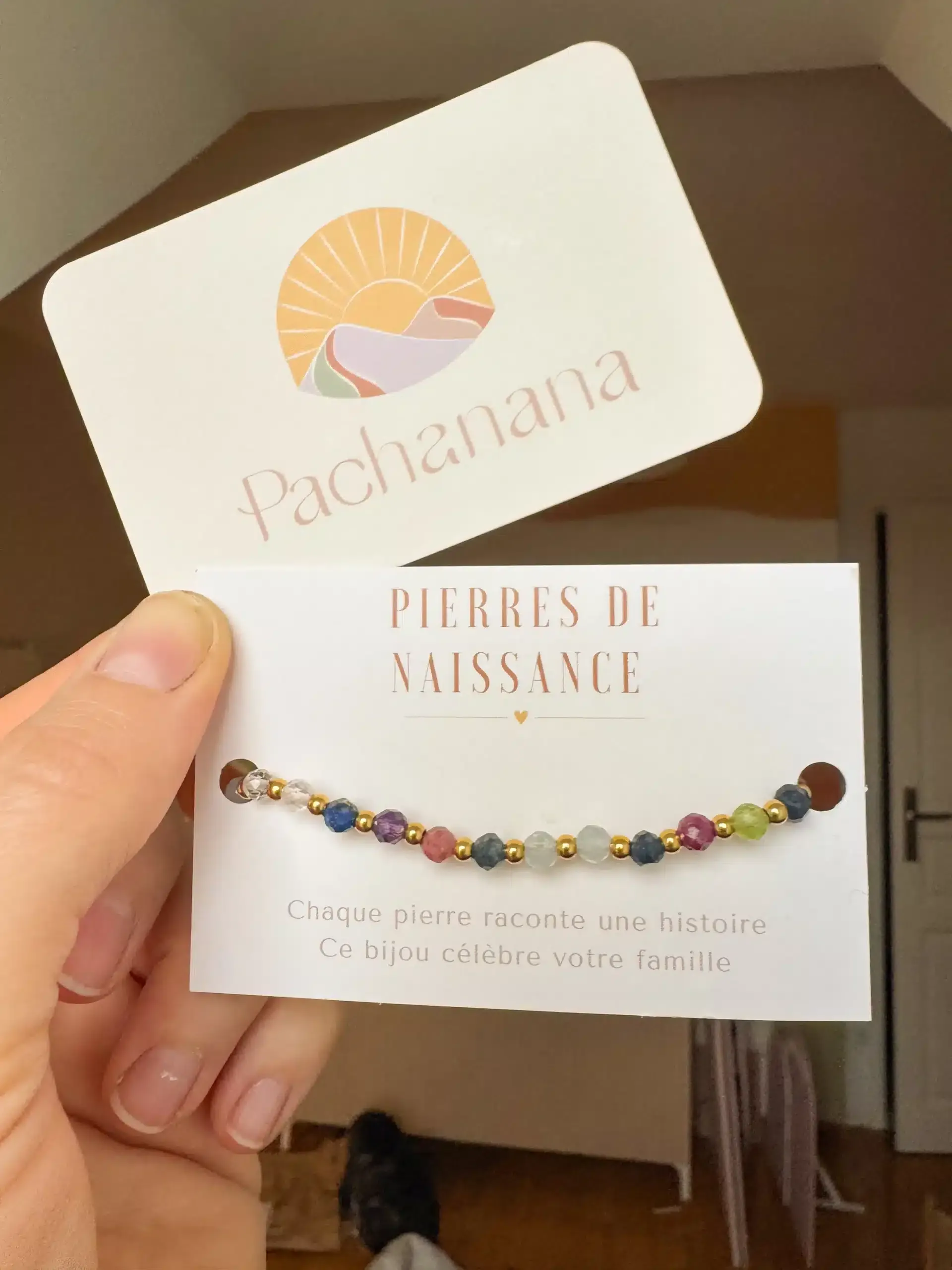 Pachanana Bracelet Famille Pierres de Naissance bracelet maman