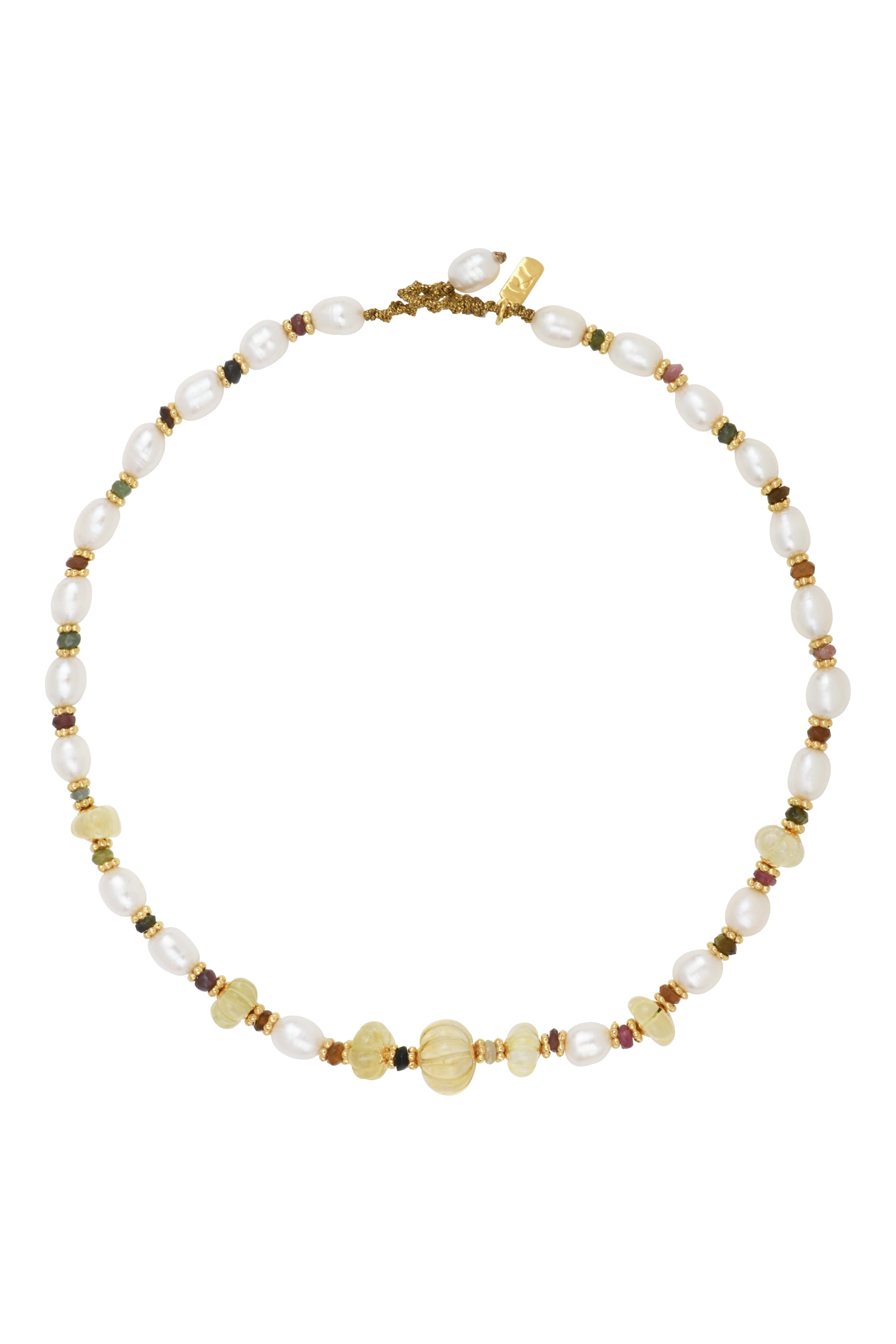Leticia Ponti Odelia collier améthyste perles 40 cm