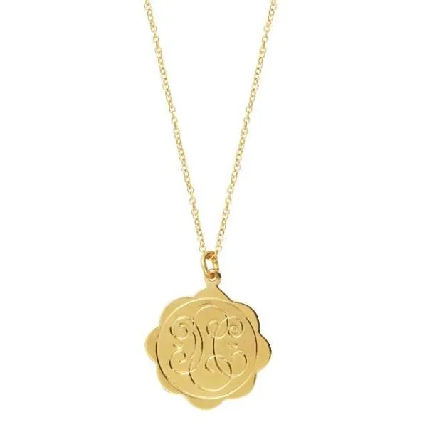 Leticia Ponti Adelaida collier médaille or 24 carats
