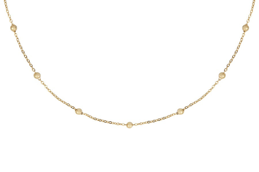 Leticia Ponti Sofia choker ras de cou plaqué or
