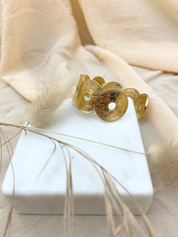 Le P’tit Franc Diadème bracelet 11 sous manchette