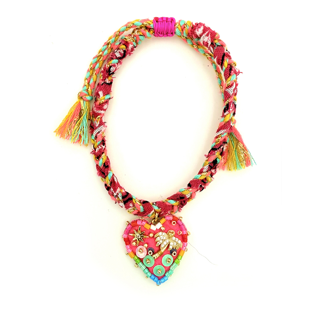 HYPNOCHIC Bracelets Bandanas Palmier M Tressé Coeur