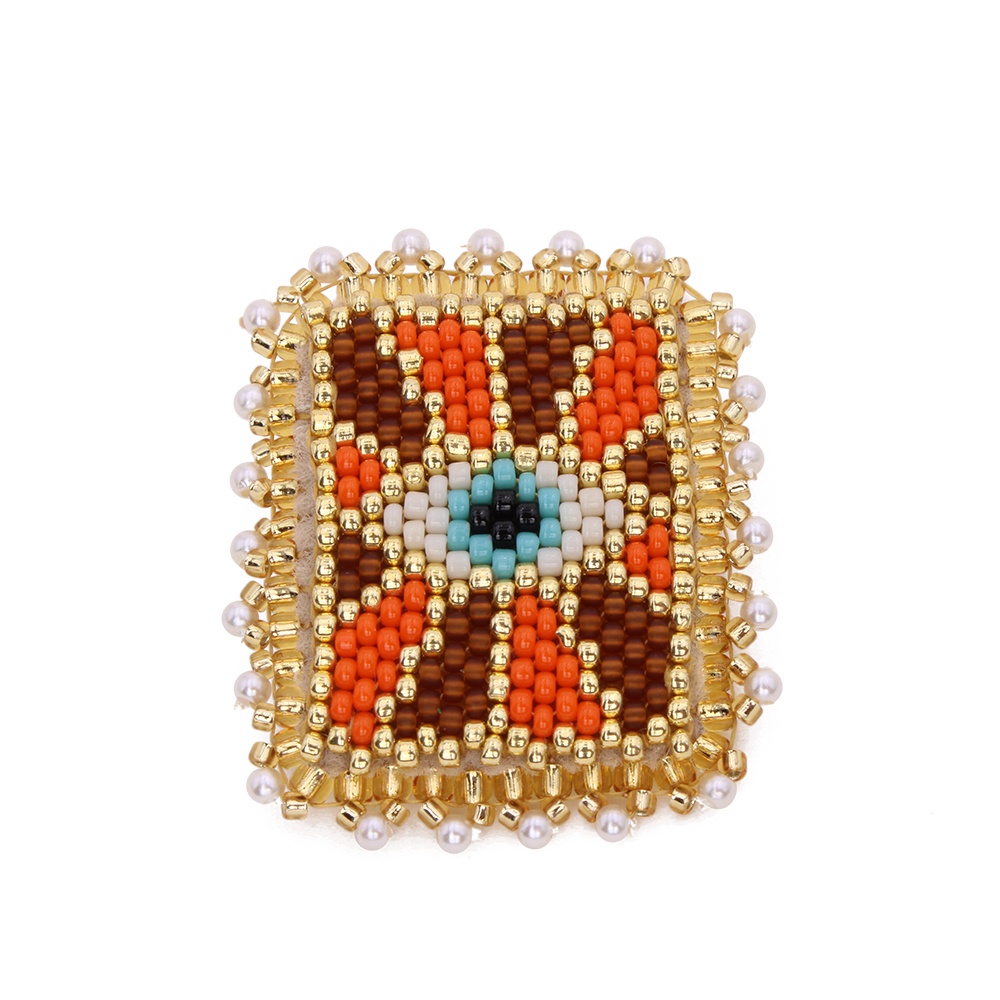 Hypnochic Eyes Broche Perles Miyuki Œil Femme