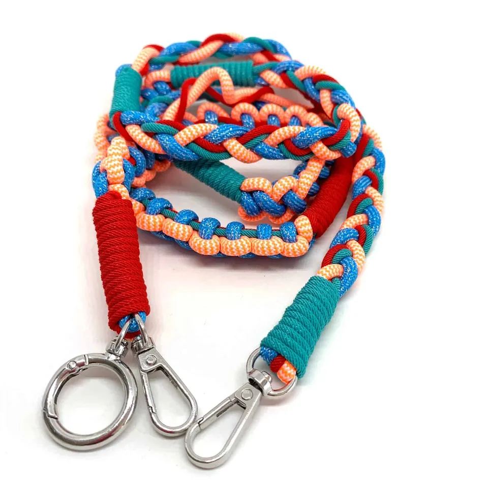HYPNOCHIC Accessoires Cordon Téléphone Turquoise Rouge 120 cm