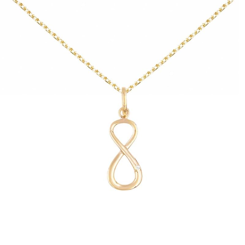 L'Atelier d'Azur Collier Infini Or Jaune Diamant 42-45 cm