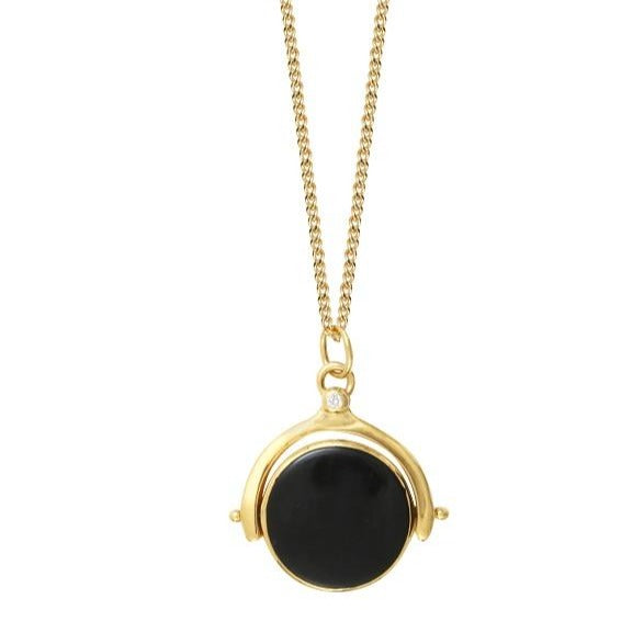 Leticia Ponti Colliers Luck Talisman collier onyx 40 cm