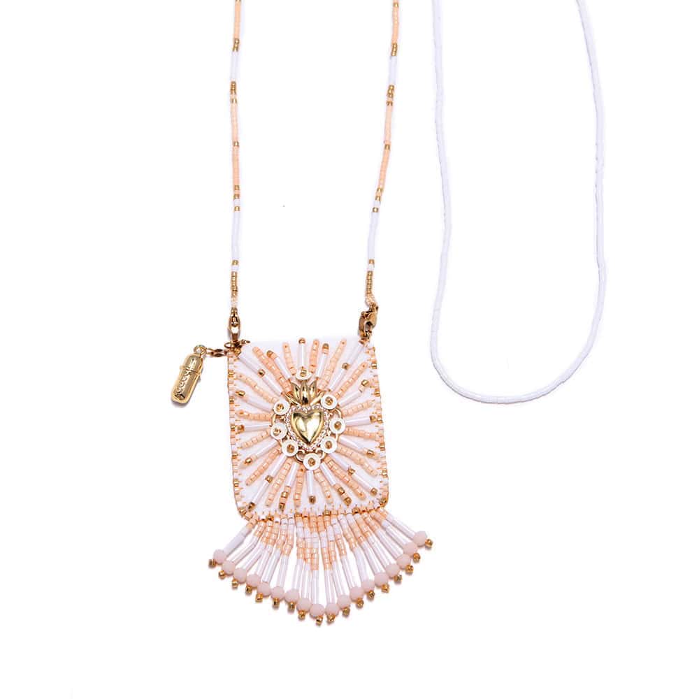 Hypnochic Ex Voto collier pochette doré