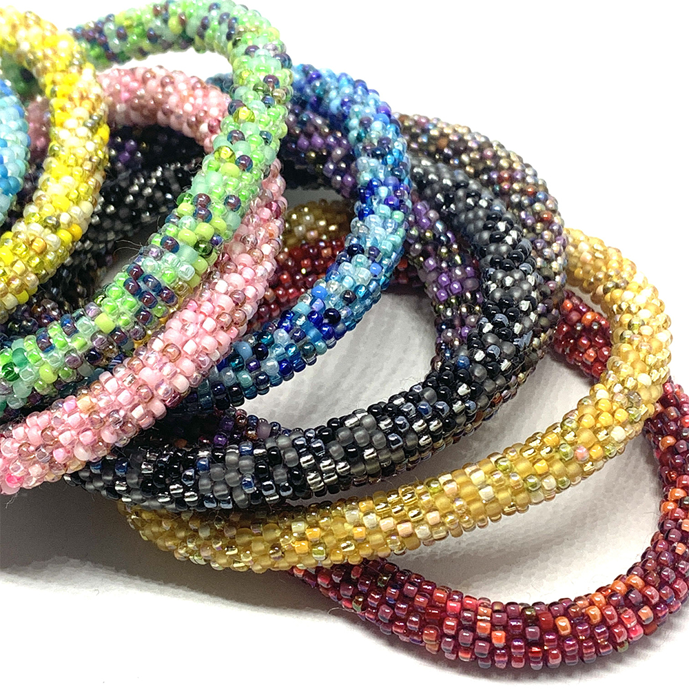 HYPNOCHIC Bracelets Népalais DONUTS perles Miyuki tubulaire