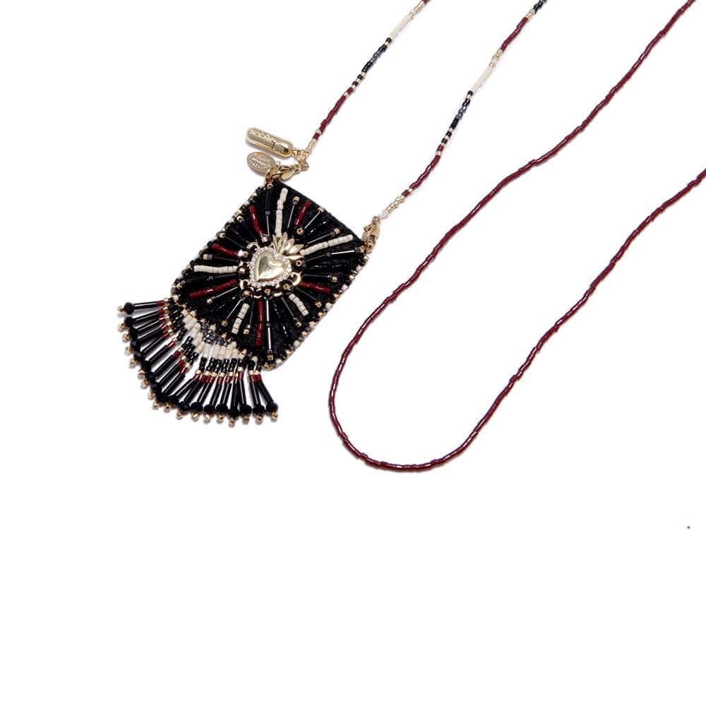 Hypnochic Ex Voto collier pochette doré