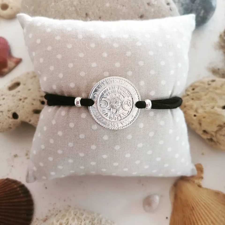 Le P’tit Franc Toi & Moi bracelet 2 pièces zirconium