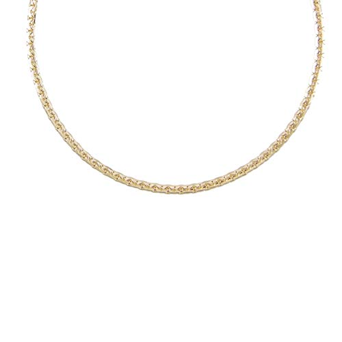 L'Atelier d'Azur Collier Or 750 Maille Haricot collier femme or jaune