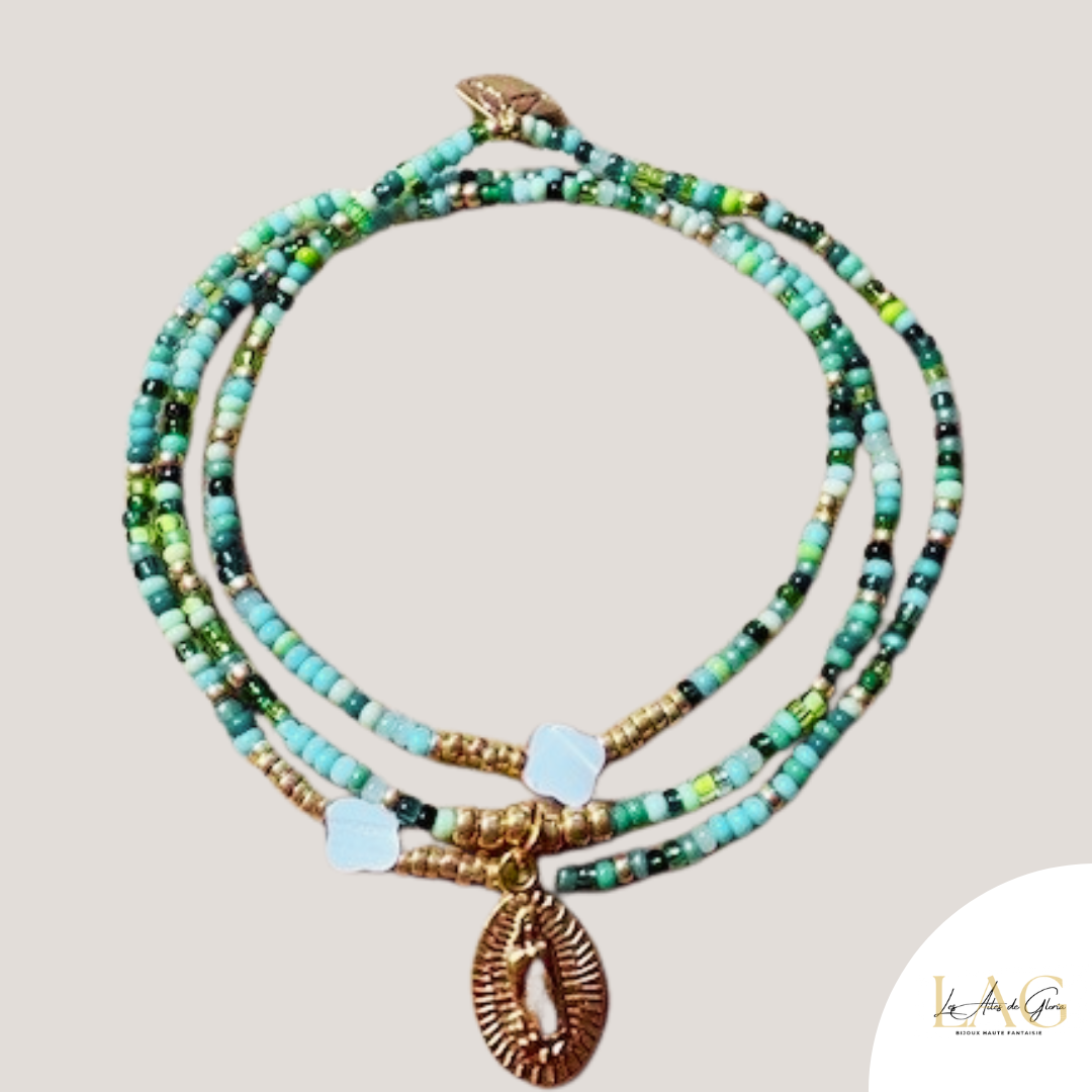 Les Ailes de Gloria Les Saintes bracelet multirangs femme