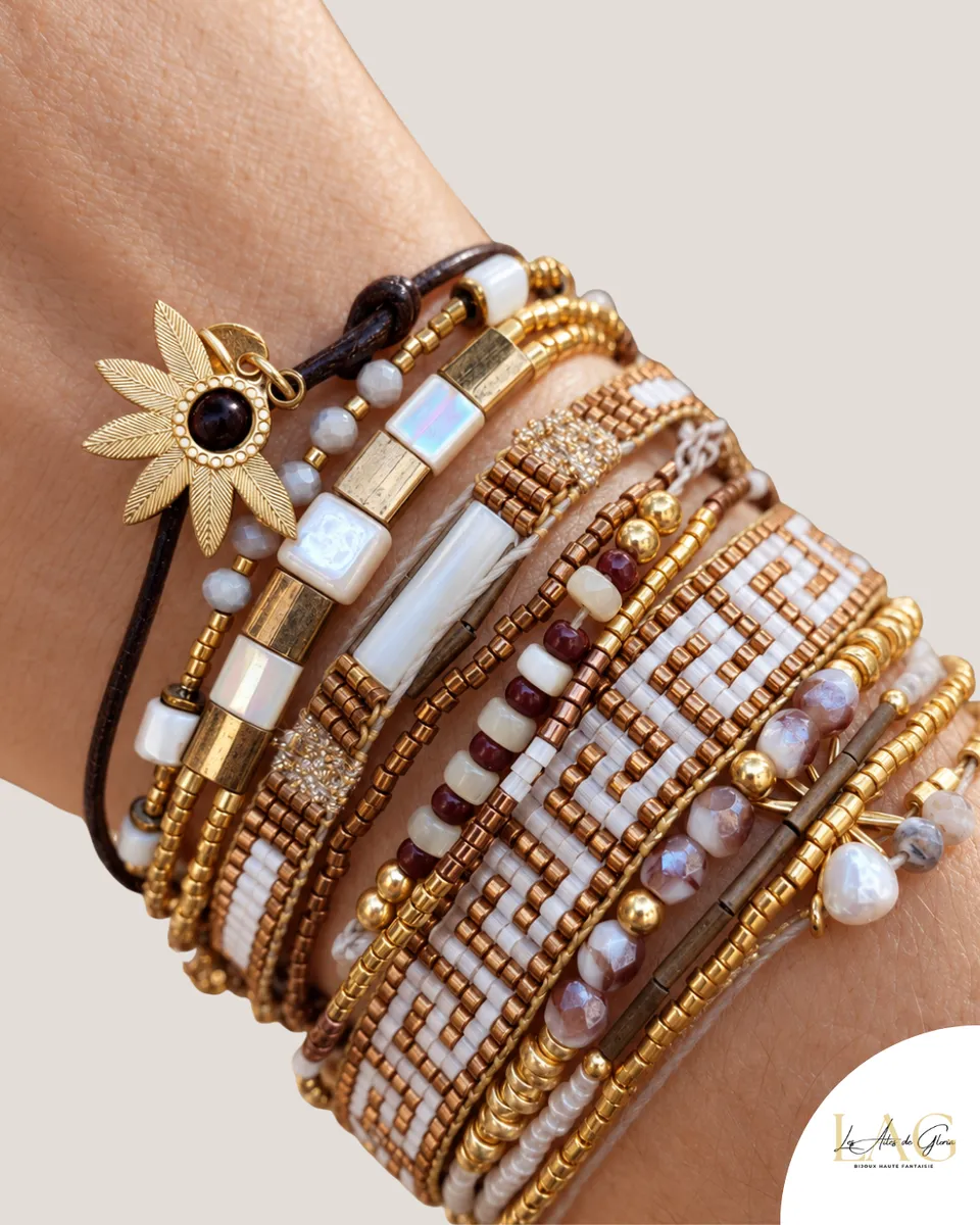 Les Ailes de Gloria Artemis Bracelet Manchette Femme Doré