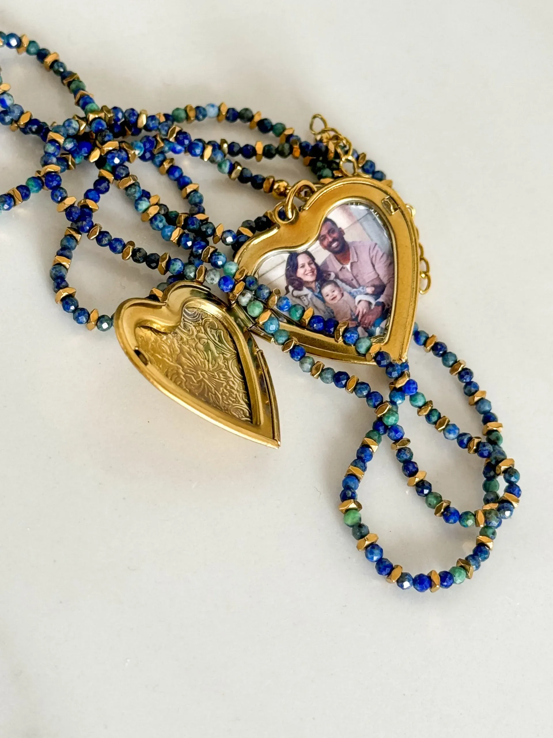 Pachanana Pendentif coeur photos médaillon