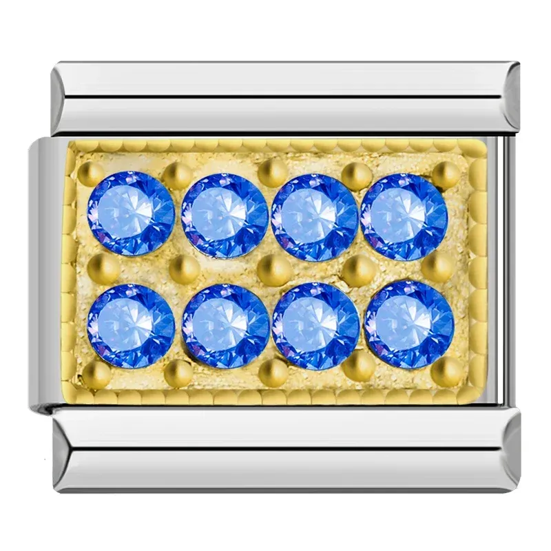 Les Ailes de Gloria Nos Wings Blue Plate charm aile bleue