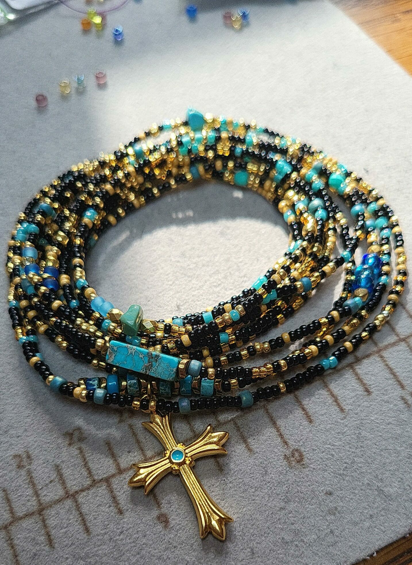 Les Ailes de Gloria Multirangs Antonia bracelet fantaisie femme