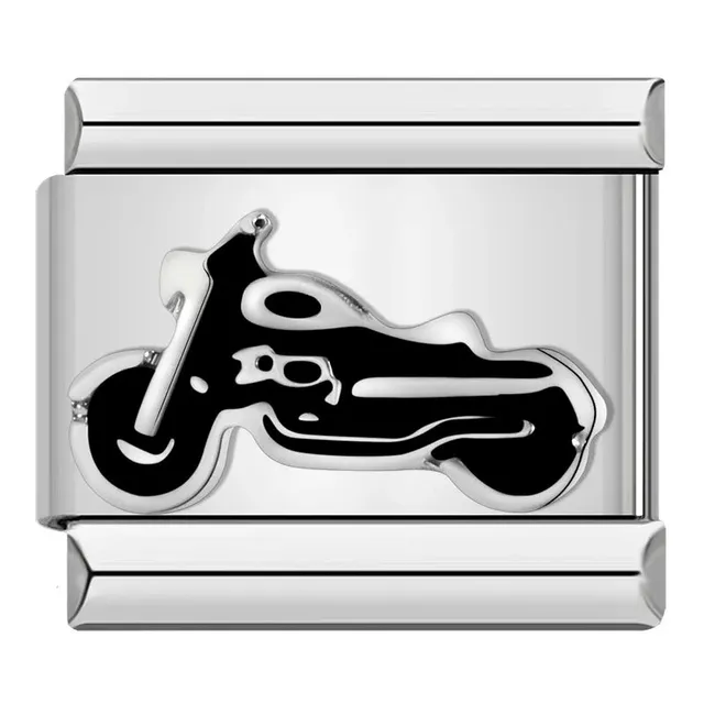Les Ailes de Gloria Nos Wings Biker charm rock moto