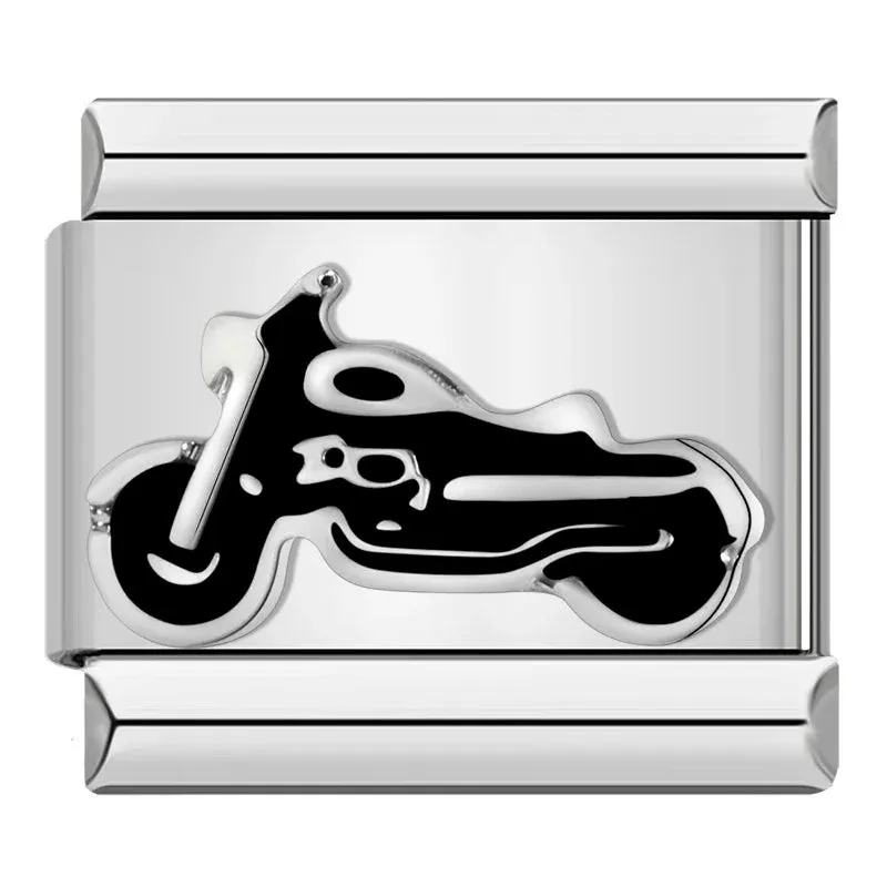 Les Ailes de Gloria Nos Wings Biker charm rock moto