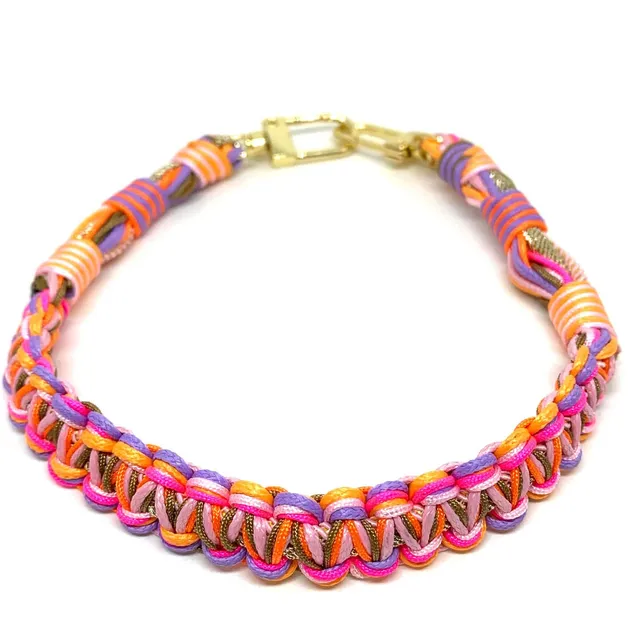 Hypnochic Gais cordon de téléphone rose fluo 32 cm