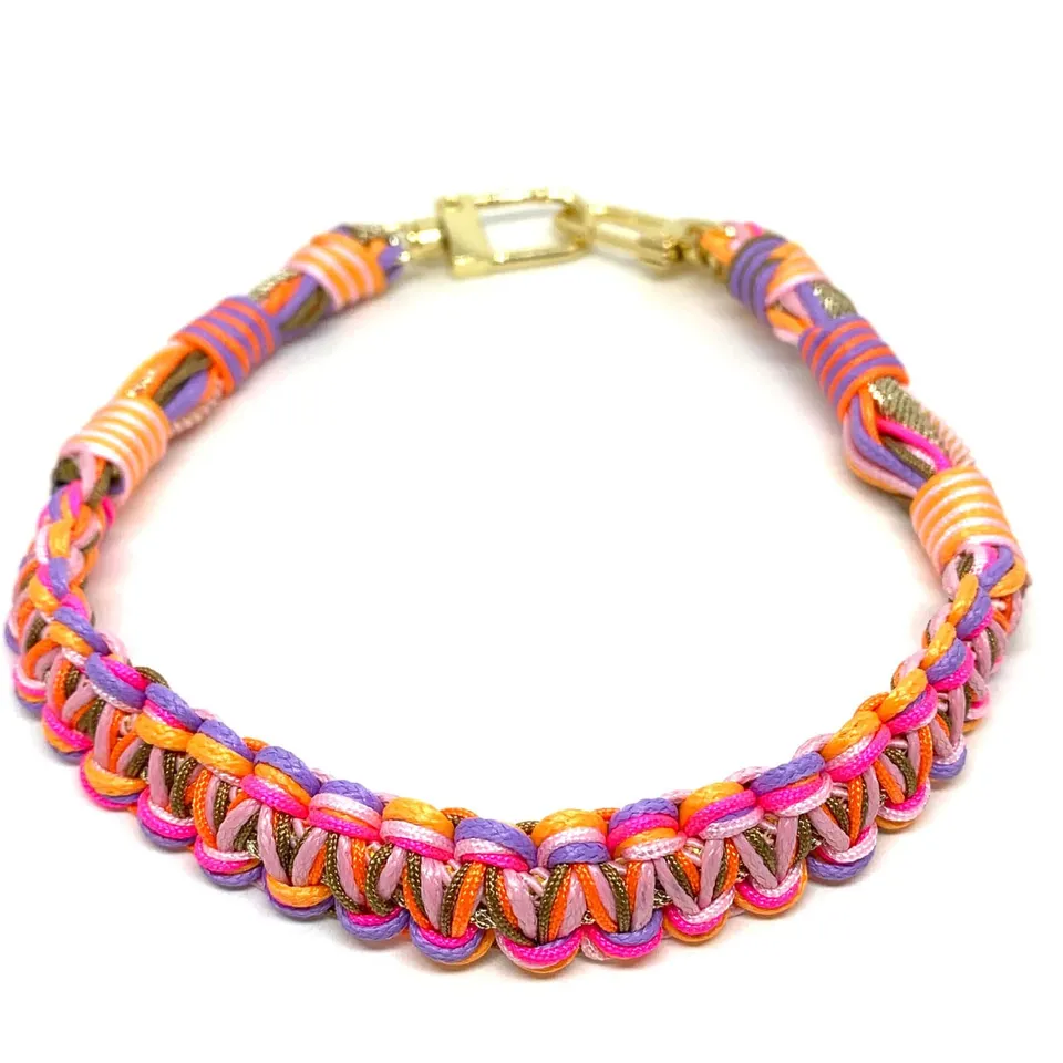 Hypnochic Gais cordon de téléphone rose fluo 32 cm