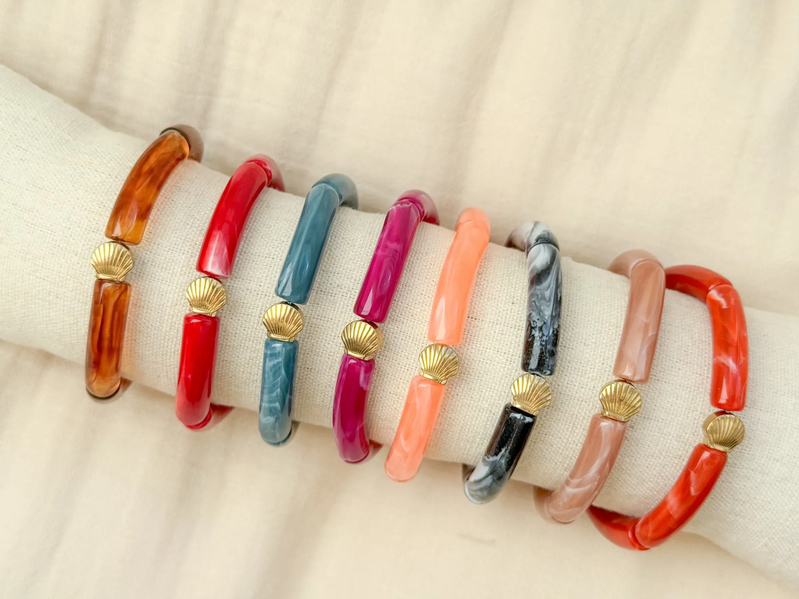 Pachanana Colorblock bracelet acier inoxydable femme