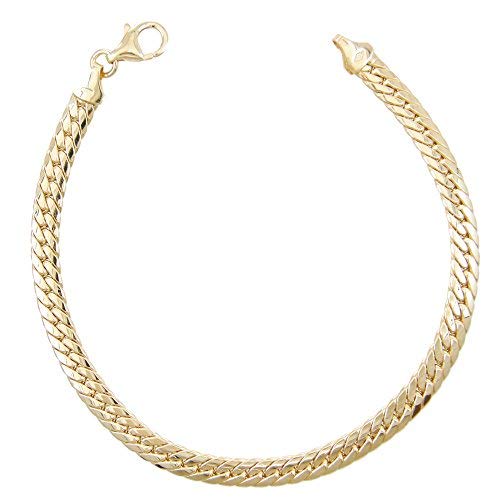 L'Atelier d'Azur Bracelet Maille Anglaise Or Jaune Femme