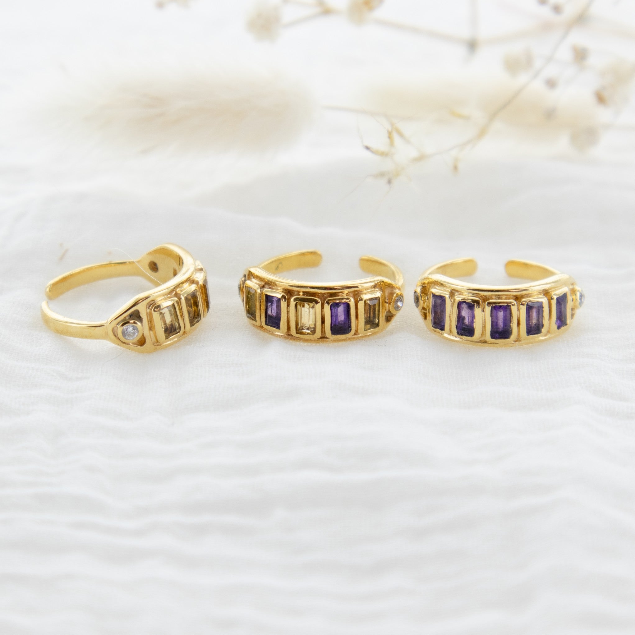 Leticia Ponti Angie N°2 bague améthyste citrine
