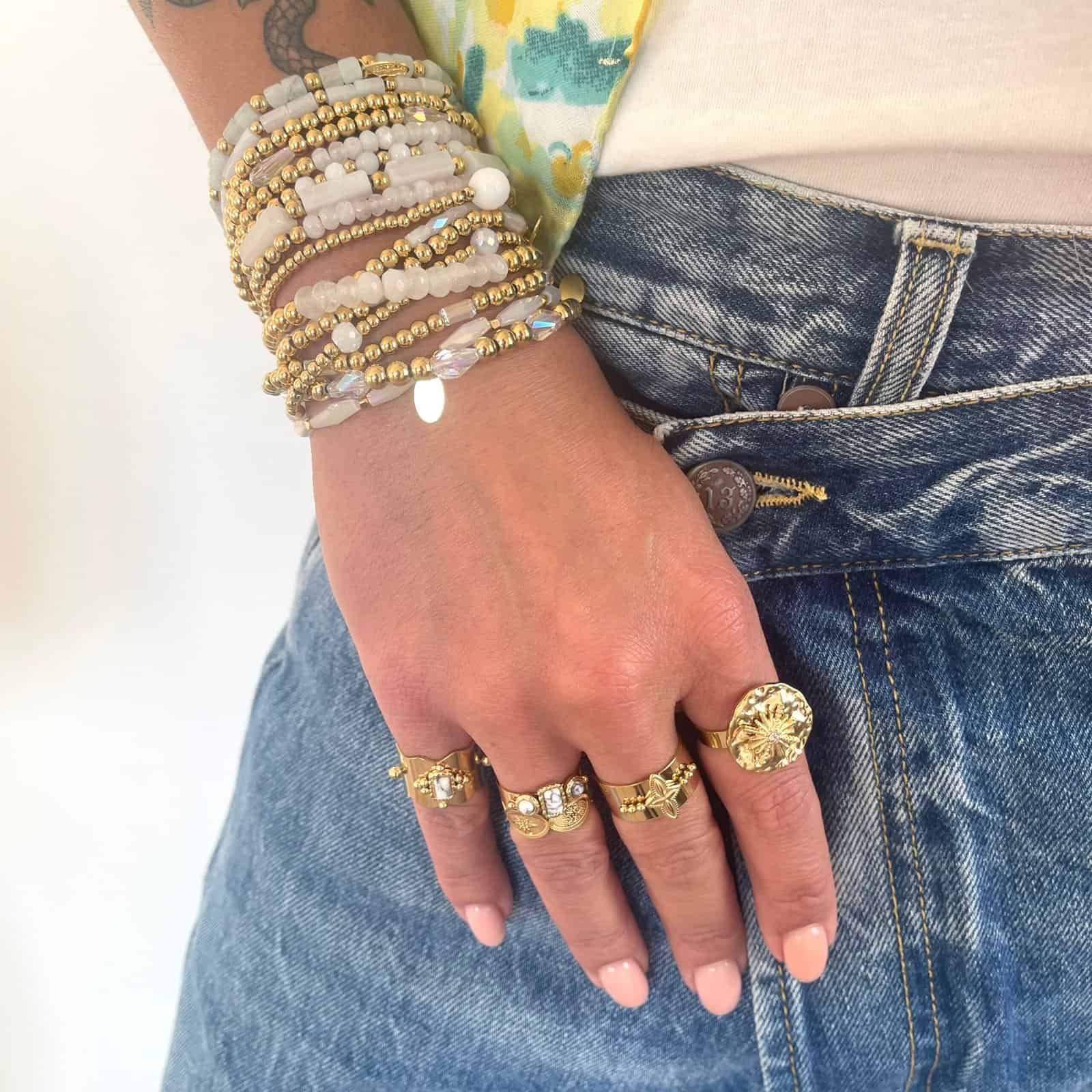 Hypnochic Bracelets Yasmine Small Lot 2 Élastique Multicolore