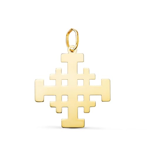 L'Atelier d'Azur Pendentif Croix Jérusalem Or 18K Grand